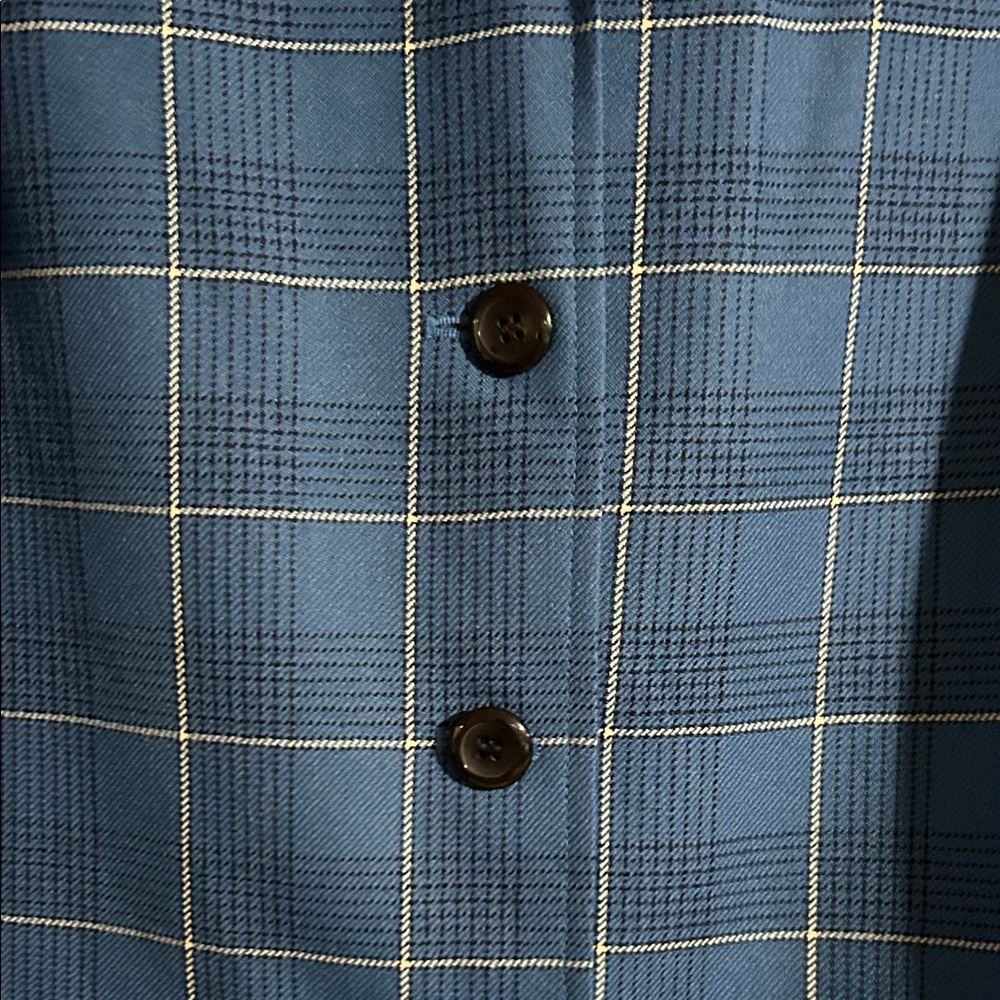 Pendleton Women's Blue Checkered Blazer - Picture 3 of 7